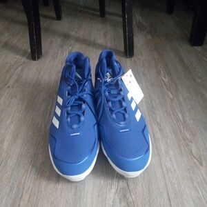 Adidas Icon 7 Low Top Metal Baseball Cleats Navy/White S23853 Men's Size 14